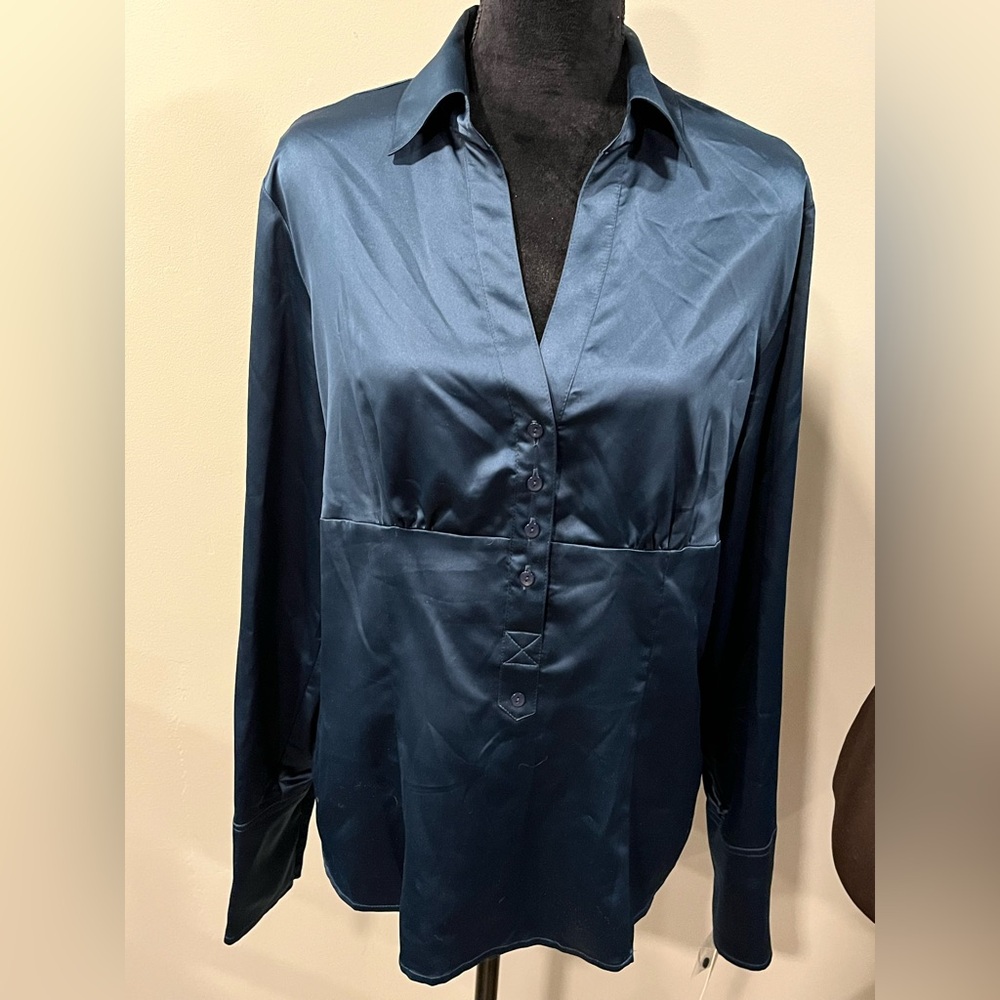 Teal Stretch Shirt XL